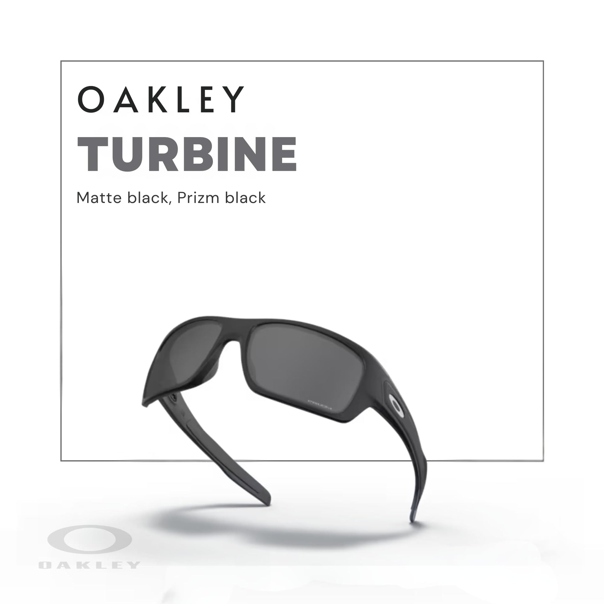 Oakley Turbine OO9263 Rectangular Sunglasses For Men+ BUNDLE Leash + BUNDLE with Designer iWear Eyewear Kit - 7DAY'S