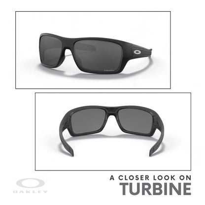 Oakley Turbine OO9263 Rectangular Sunglasses For Men+ BUNDLE Leash + BUNDLE with Designer iWear Eyewear Kit - 7DAY'S