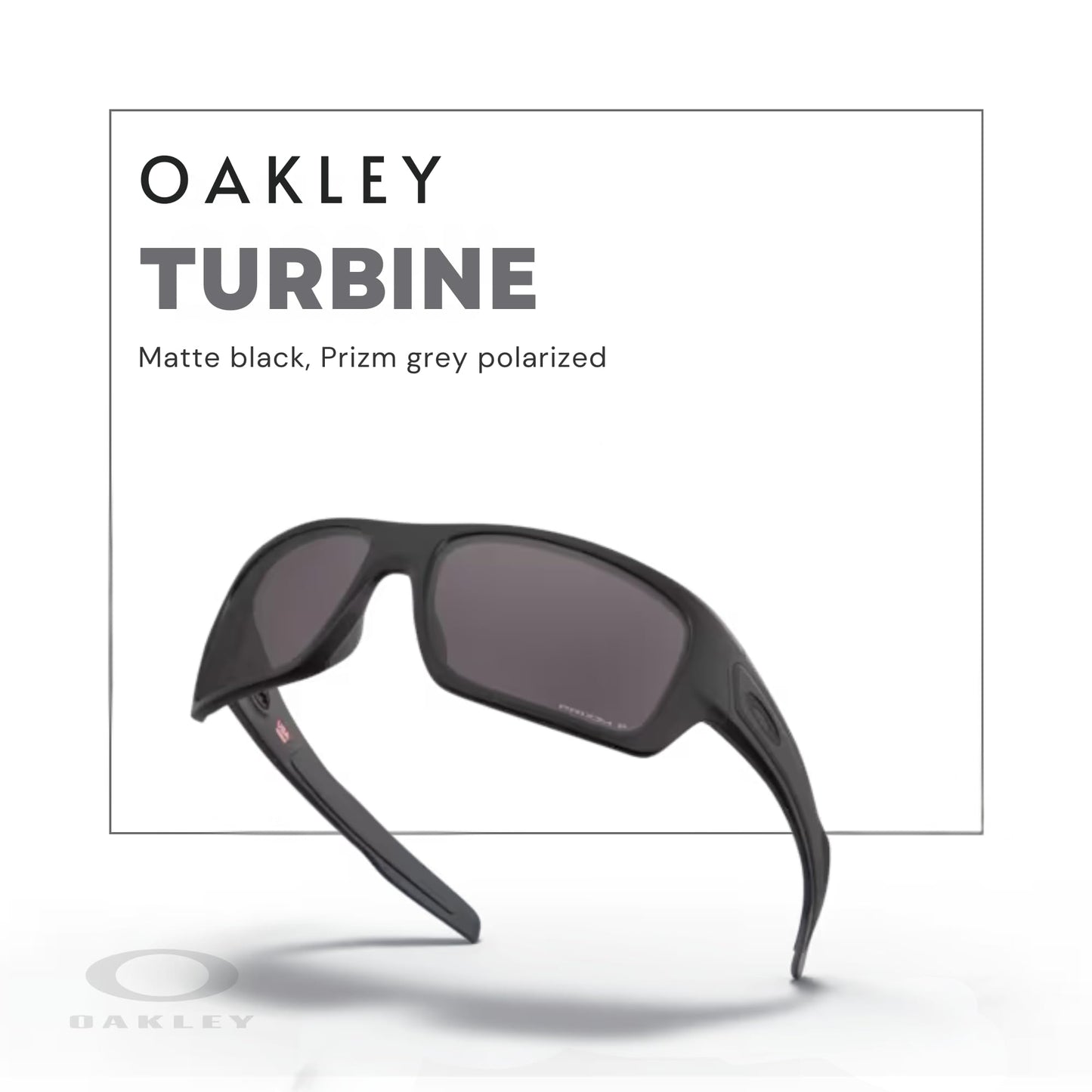 Oakley Turbine OO9263 Rectangular Sunglasses For Men+ BUNDLE Leash + BUNDLE with Designer iWear Eyewear Kit - 7DAY'S