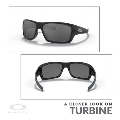 Oakley Turbine OO9263 Rectangular Sunglasses For Men+ BUNDLE Leash + BUNDLE with Designer iWear Eyewear Kit - 7DAY'S