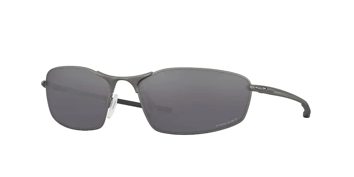 Oakley Whisker OO4141 Oval Sunglasses for Men + BUNDLE Accessory Leash + BUNDLE with Designer iWear Care Kit - 7DAY'S