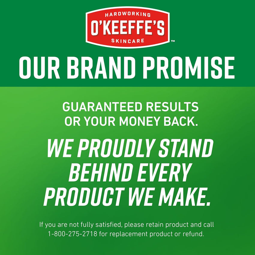 O'Keeffe's Working Hands Hand Cream for Extreme Dryness - 3.4 oz Jar (1 Pack) - Repairing Skincare for Cracked, Dry Hands - 7DAY'S