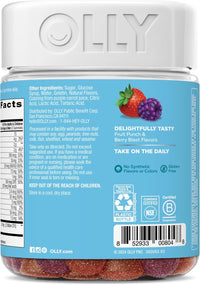 OLLY Kids Multivitamin & Probiotic Gummy, Digestive Support, Vitamins A, D, C, E, B, Zinc, Chewable Supplement, Berry Flavor, 50 day supply - 100 Count - 7DAY'S