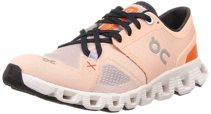 On Women's Cloud X 3 Sneakers, White/Black, 9 Medium US - 7DAY'S