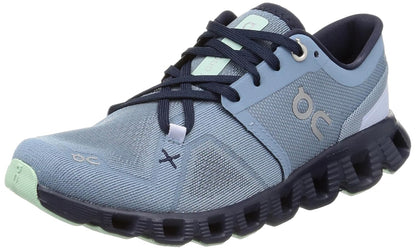 On Women's Cloud X 3 Sneakers, White/Black, 9 Medium US - 7DAY'S
