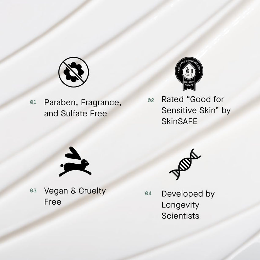 oneskin FACE OS - 01 Peptide Topical Supplement & Skin Longevity Age Reversal Moisturizer - 7DAY'S