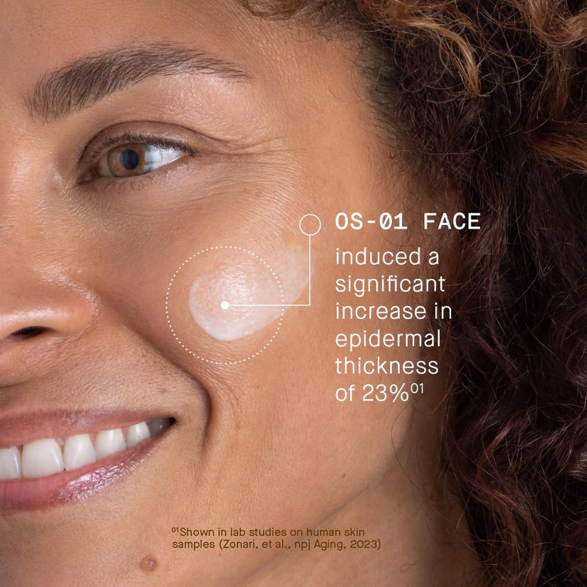 oneskin FACE OS - 01 Peptide Topical Supplement & Skin Longevity Age Reversal Moisturizer - 7DAY'S