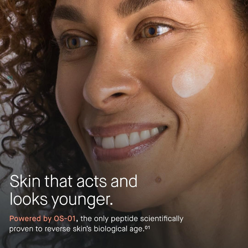 oneskin FACE OS - 01 Peptide Topical Supplement & Skin Longevity Age Reversal Moisturizer - 7DAY'S