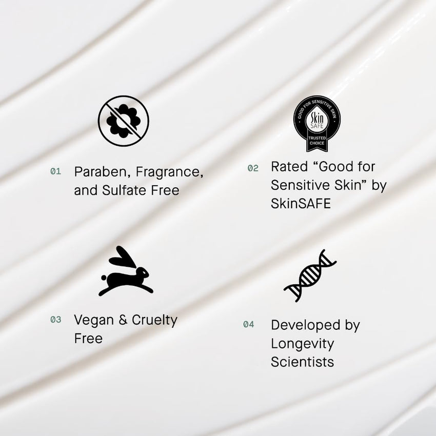 oneskin FACE OS - 01 Peptide Topical Supplement & Skin Longevity Age Reversal Moisturizer - 7DAY'S