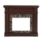 Only Mantel (NOT INCLUDED 23" FIREPLACE) - Cherry, 45.6"W*11.8"D*40"H - 7DAY'S