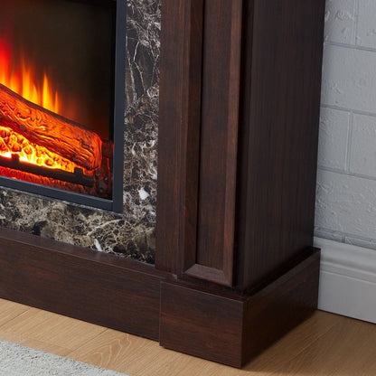 Only Mantel (NOT INCLUDED 23" FIREPLACE) - Cherry, 45.6"W*11.8"D*40"H - 7DAY'S