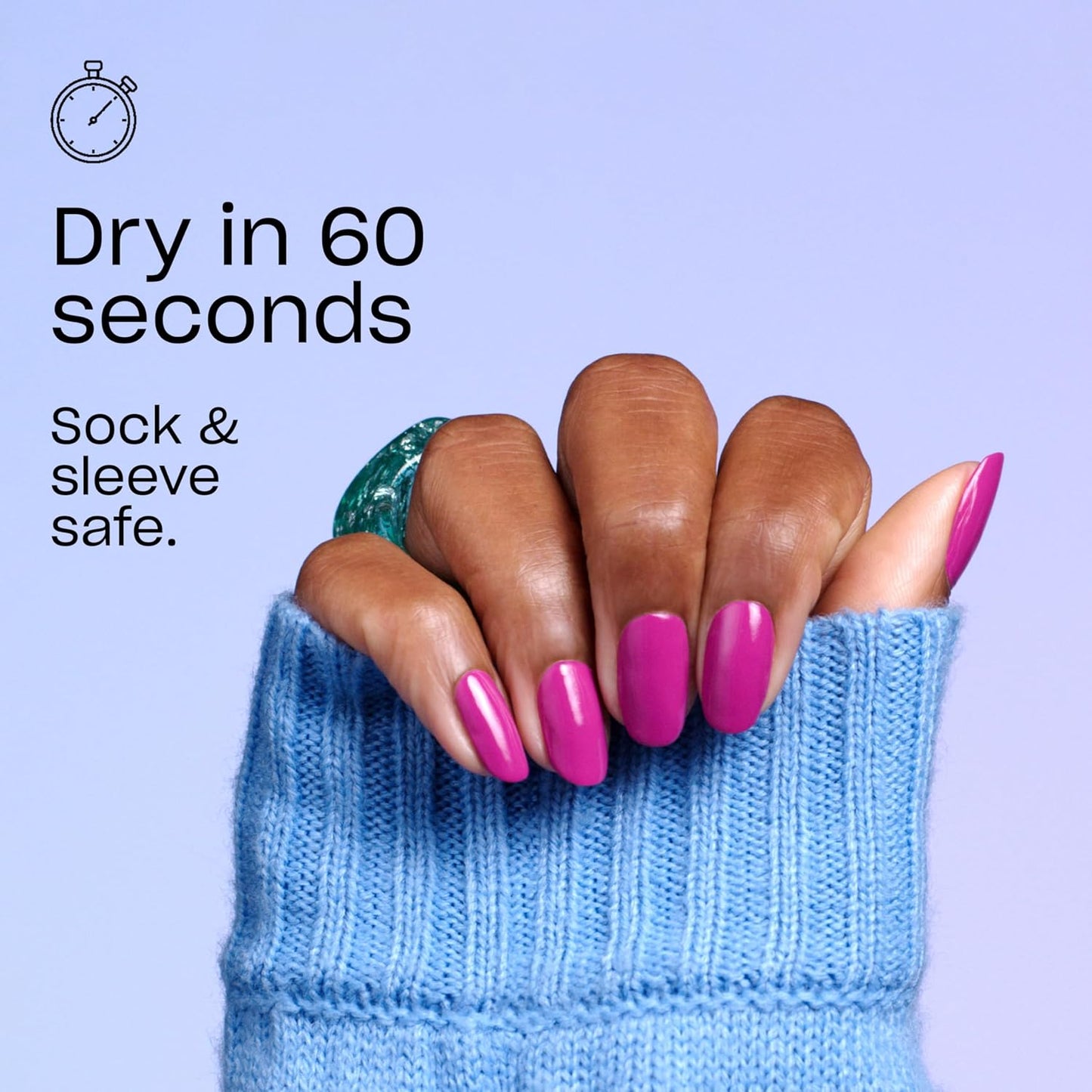OPI RapiDry Quick Dry Nail Polish Colors | Opaque, Crème, Shimmer Shades with Clear Protective Base & Shine - Boosting Top Coat | Vegan, Smudge Proof, and Fast Drying in 60 Seconds - 7DAY'S