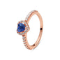 Original 925 Sterling Silver Rings For Women Love Heart Crown Crystals Rose Gold Engagement Wedding Stacking Ring Jewelry Gift - 7DAY'S