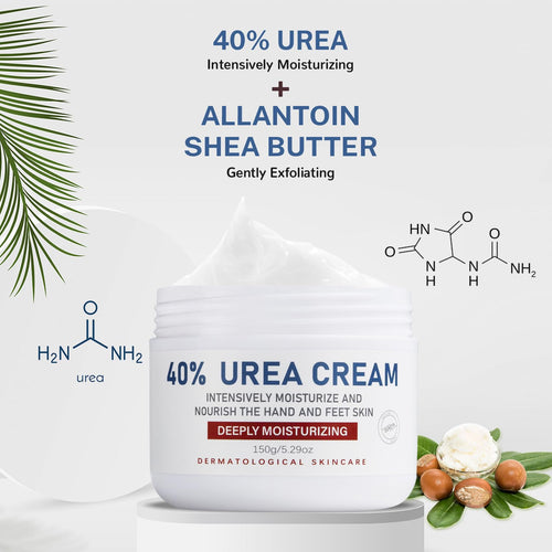 OUKEYA Urea Cream 40 Percent,Foot & Hand Cream for Dry Cracked,Urea Lotion for Feet Maximum Strength - 7DAY'S