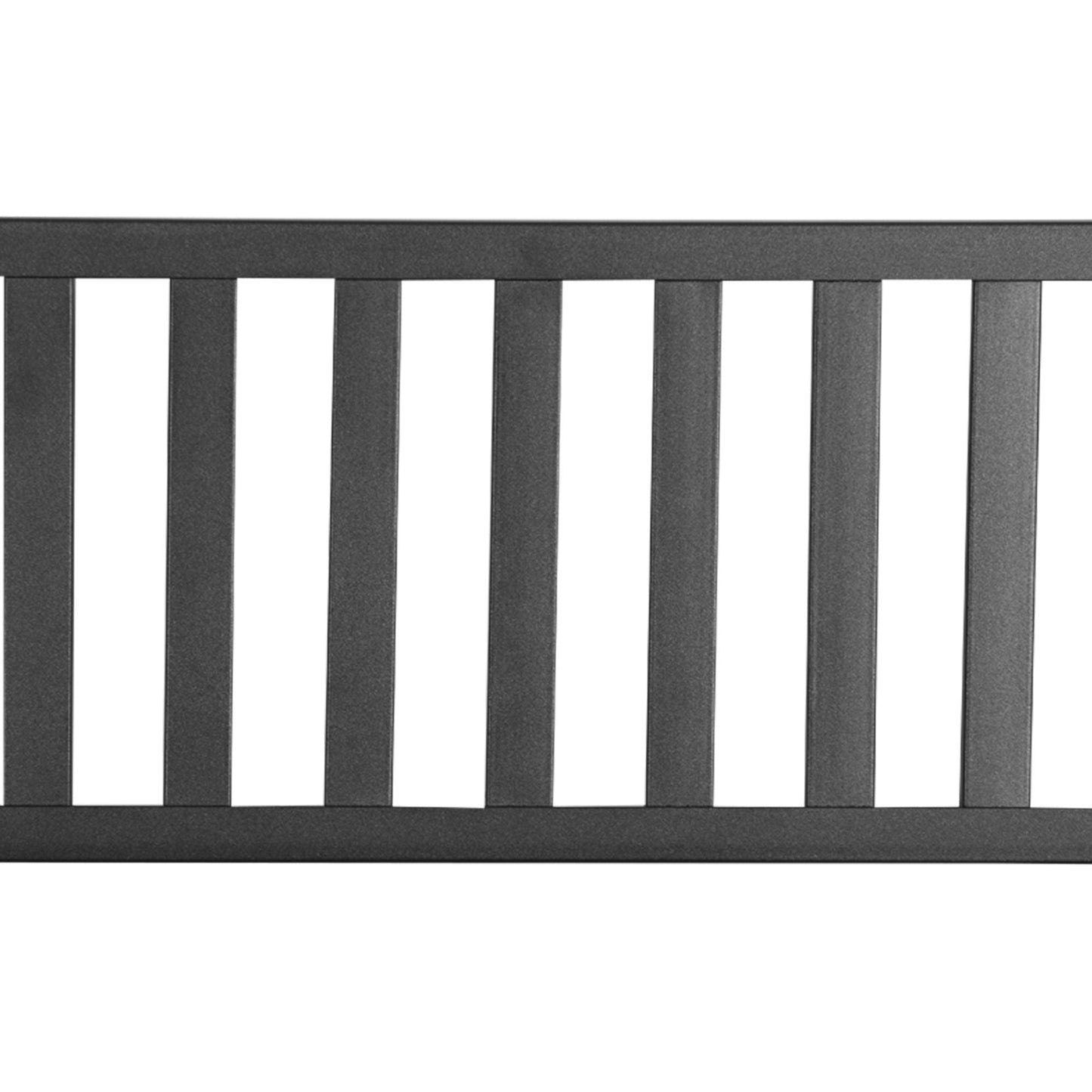 Outsunny 50ft Outdoor Bench Seat, Patio Bench with Slatted Seat, Metal Porch Bench, with 2 Person Design, for Poolside, Lawn, Black - 7DAY'S