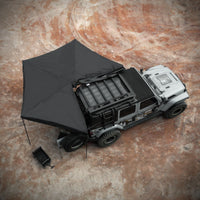 Overland 270 Degree Awning House Tent for Driver Side, Only Top Awning Not Include Side wall Effortless Installation, All - Weather Protection, Hidden Support Pole - 7DAY'S