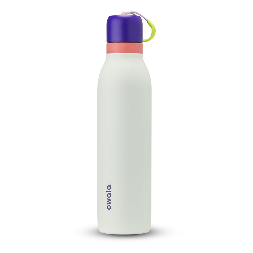 Owala FreeSip Twist Insulated Stainless Steel Water Bottle with Straw for Sports and Travel, BPA - Free, 24 - oz, Purple/Purple (California Grapevine) - 7DAY'S