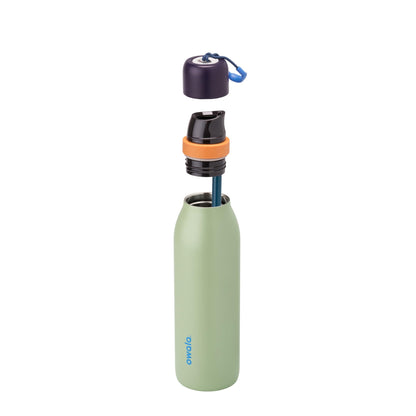 Owala FreeSip Twist Insulated Stainless Steel Water Bottle with Straw for Sports and Travel, BPA - Free, 24 - oz, Purple/Purple (California Grapevine) - 7DAY'S