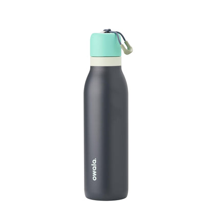Owala FreeSip Twist Insulated Stainless Steel Water Bottle with Straw for Sports and Travel, BPA - Free, 24 - oz, Purple/Purple (California Grapevine) - 7DAY'S