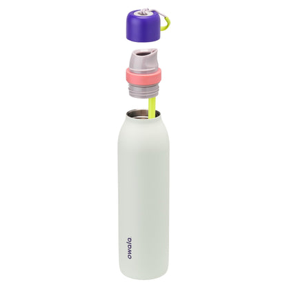 Owala FreeSip Twist Insulated Stainless Steel Water Bottle with Straw for Sports and Travel, BPA - Free, 24 - oz, Purple/Purple (California Grapevine) - 7DAY'S