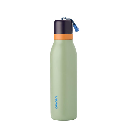 Owala FreeSip Twist Insulated Stainless Steel Water Bottle with Straw for Sports and Travel, BPA - Free, 24 - oz, Purple/Purple (California Grapevine) - 7DAY'S