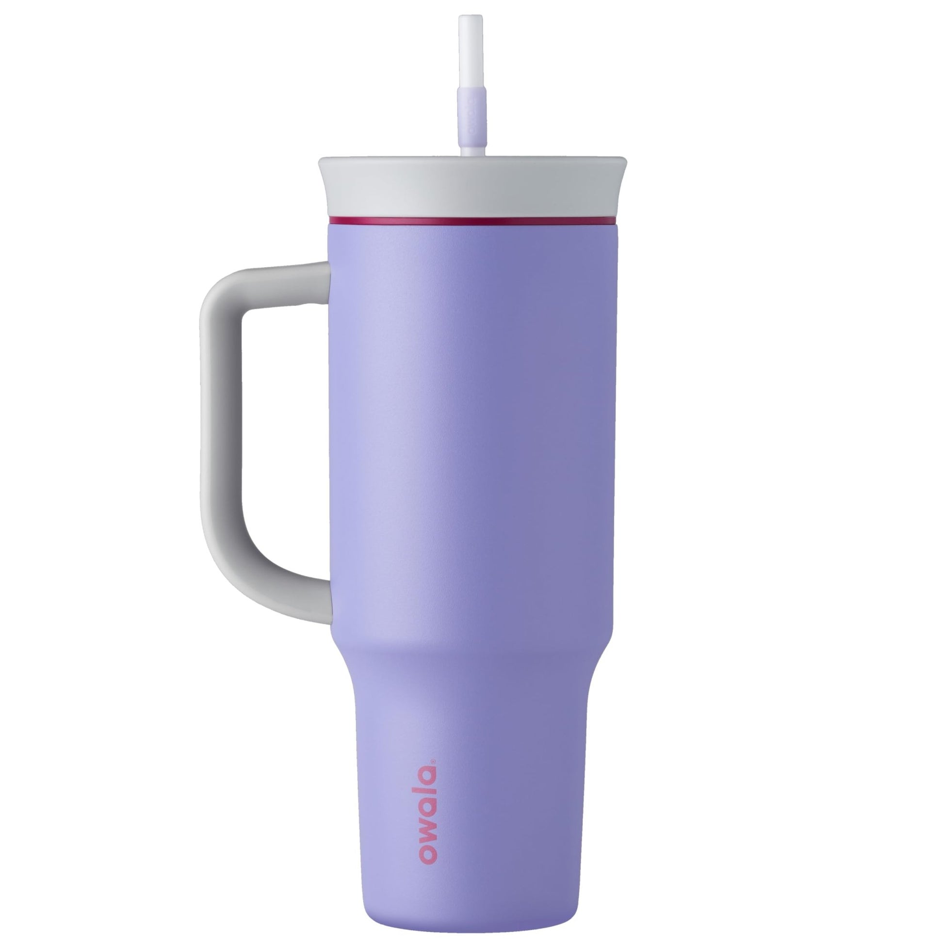Owala Stainless Steel Triple Layer Insulated Travel Tumbler with Spill Resistant Lid, Straw, and Carry Handle, BPA Free, 40 oz, Dark Blue (Saltwater Starfish) - 7DAY'S