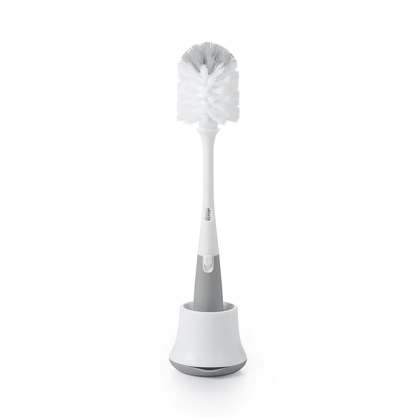 OXO Tot Bottle Brush with Nipple Cleaner and Stand, Gray - 7DAY'S