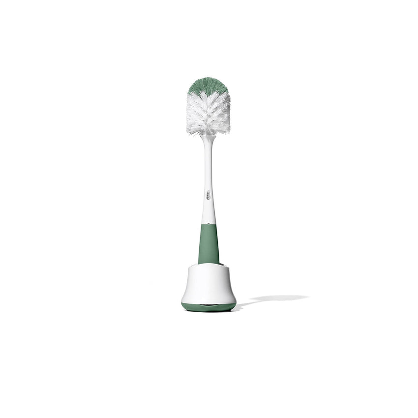 OXO Tot Bottle Brush with Nipple Cleaner and Stand, Gray - 7DAY'S