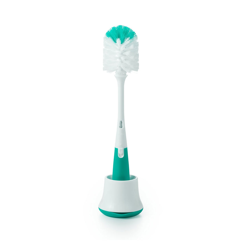 OXO Tot Bottle Brush with Nipple Cleaner and Stand, Gray - 7DAY'S