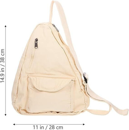 PACKOVE Casual Crossbody Bag Large Capacity Crossbody Bag Canvas Shoulder Bag Travel Crossbody Bag - 7DAY'S