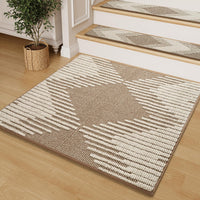 PADOOR 15PC Stair - Treads Non Slip, 3D Peel and Stick Stair Treads for Wooden Steps Indoor, Stair - Carpet Treads Washable Reusable Adhesive Stair - Runner Rugs for Kids and Dogs 8"x30" Brown - 7DAY'S