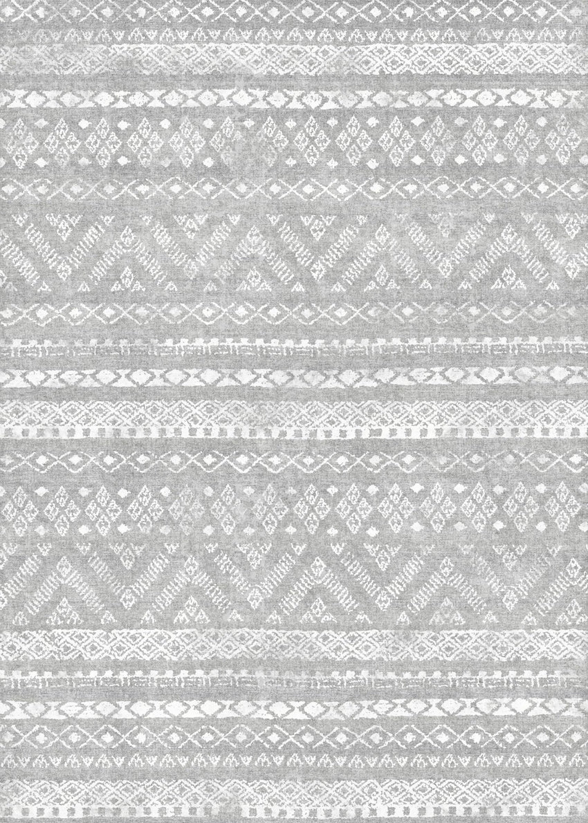 PADOOR 8x10 Rugs for Living Room Non Slip Geometric Machine Washable Rugs Neutral Area - Rugs 8x10 Modern Ultra Thin Carpet for Bedroom Dining Room, No Shedding Office Rug, Grey Rug - 7DAY'S