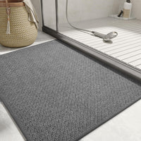 PADOOR Bath - Mat, Non Slip Bath Mats for Bathroom Soft and Absorbent Braided Bathroom Mat Machine Washable Bathroom Rugs Non Skid Rubber Backing - 7DAY'S