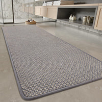 PADOOR - Bath Mat - Super Absorbent Chenille Bathroom Mats - Rubber Backed Bath Mats for Bathroom Non Slip, Machine Washable Bathroom Rugs Front of Bathtub,Shower Room,Sink - 17×28, Beige&Cream - 7DAY'S