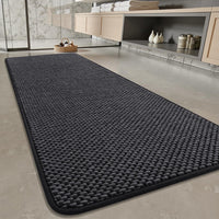 PADOOR - Bath Mat - Super Absorbent Chenille Bathroom Mats - Rubber Backed Bath Mats for Bathroom Non Slip, Machine Washable Bathroom Rugs Front of Bathtub,Shower Room,Sink - 17×28, Beige&Cream - 7DAY'S