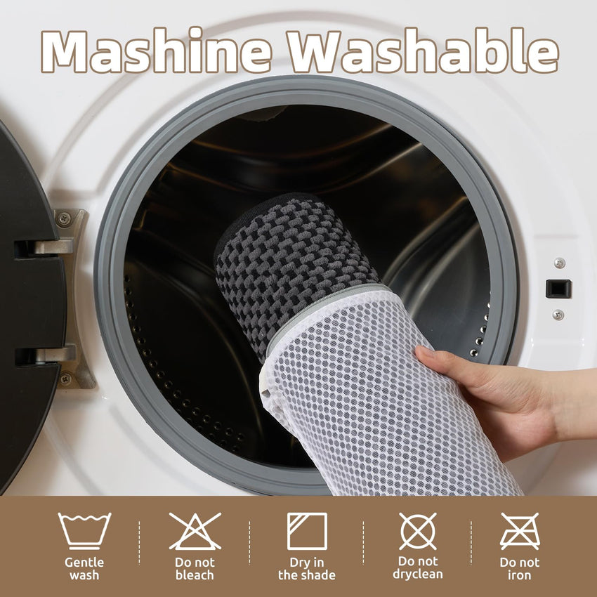 PADOOR - Bath Mat - Super Absorbent Chenille Bathroom Mats - Rubber Backed Bath Mats for Bathroom Non Slip, Machine Washable Bathroom Rugs Front of Bathtub,Shower Room,Sink - 17×28, Beige&Cream - 7DAY'S