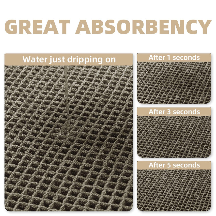 PADOOR Bath mats for Bathroom Non Slip, Bath Rugs, Bathroom mat, Absorbent Bath mat, 24" x 36", Green - 7DAY'S