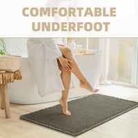 PADOOR Bath mats for Bathroom Non Slip, Bath Rugs, Bathroom mat, Absorbent Bath mat, 24" x 36", Green - 7DAY'S