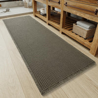 PADOOR Bath mats for Bathroom Non Slip, Bath Rugs, Bathroom mat, Absorbent Bath mat, 24" x 36", Green - 7DAY'S