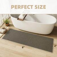 PADOOR Bath mats for Bathroom Non Slip, Bath Rugs, Bathroom mat, Absorbent Bath mat, 24" x 36", Green - 7DAY'S
