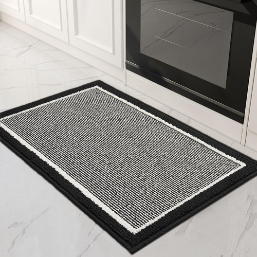 PADOOR Kitchen - Mats for Floor 100% Polypropylene Kitchen Rugs Non Slip Washable, Durable Dirt Resist TPR Backed Kitchen Floor Mat, 20"x32", Beige - 7DAY'S