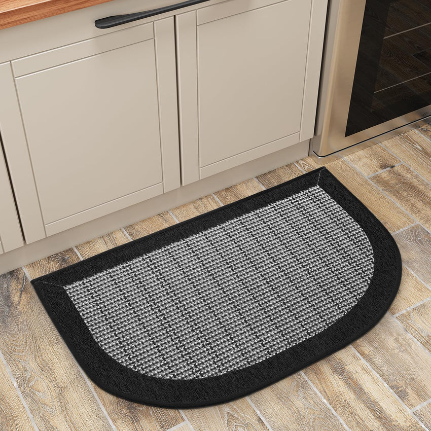 PADOOR Kitchen Mats for Floor, Kitchen Rugs Non Slip Washable, Rubber Backed Kitchen Runner Super Absorbent Kitchen Floor Mat Sink Rug, 20”x47” Grey - 7DAY'S