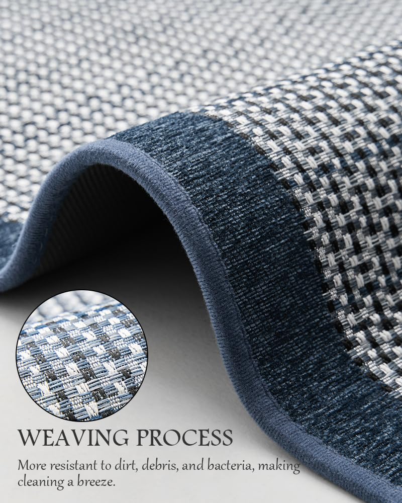 PADOOR Kitchen Mats for Floor, Kitchen Rugs Non Slip Washable, Rubber Backed Kitchen Runner Super Absorbent Kitchen Floor Mat Sink Rug, 20”x47” Grey - 7DAY'S