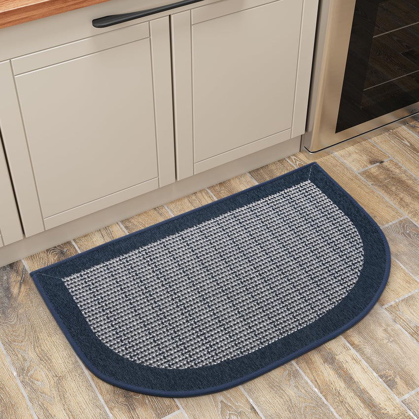 PADOOR Kitchen Mats for Floor, Kitchen Rugs Non Slip Washable, Rubber Backed Kitchen Runner Super Absorbent Kitchen Floor Mat Sink Rug, 20”x47” Grey - 7DAY'S