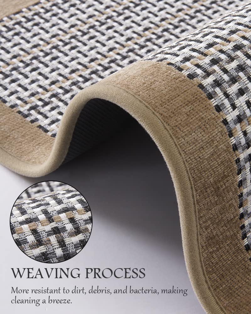 PADOOR Kitchen Mats for Floor, Kitchen Rugs Non Slip Washable, Rubber Backed Kitchen Runner Super Absorbent Kitchen Floor Mat Sink Rug, 20”x47” Grey - 7DAY'S