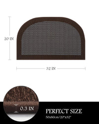 PADOOR Kitchen Mats for Floor, Kitchen Rugs Non Slip Washable, Rubber Backed Kitchen Runner Super Absorbent Kitchen Floor Mat Sink Rug, 20”x47” Grey - 7DAY'S
