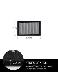 PADOOR Kitchen Mats for Floor, Kitchen Rugs Non Slip Washable, Rubber Backed Kitchen Runner Super Absorbent Kitchen Floor Mat Sink Rug, 20”x47” Grey - 7DAY'S