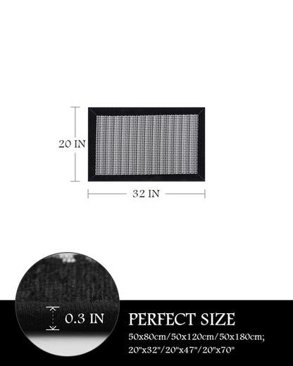 PADOOR Kitchen Mats for Floor, Kitchen Rugs Non Slip Washable, Rubber Backed Kitchen Runner Super Absorbent Kitchen Floor Mat Sink Rug, 20”x47” Grey - 7DAY'S