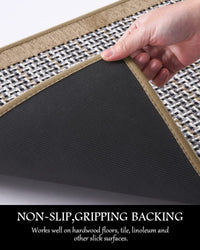 PADOOR Kitchen Mats for Floor, Kitchen Rugs Non Slip Washable, Rubber Backed Kitchen Runner Super Absorbent Kitchen Floor Mat Sink Rug, 20”x47” Grey - 7DAY'S