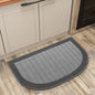 PADOOR Kitchen Mats for Floor, Kitchen Rugs Non Slip Washable, Rubber Backed Kitchen Runner Super Absorbent Kitchen Floor Mat Sink Rug, 20”x47” Grey - 7DAY'S